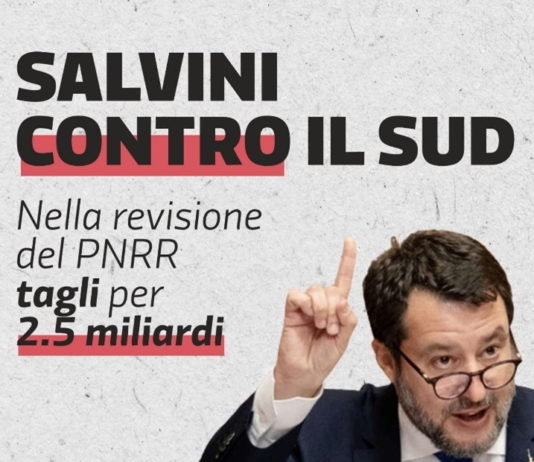 Ferrovie – PNRR: Tagli al Sud, investimenti al Nord. L’Italia una e indivisibile solo in Costituzione