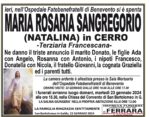 Maria Rosaria Sangregorio Maria Rosaria Sangregorio