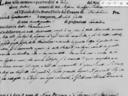 Indicizzato il 1814 a SBiG