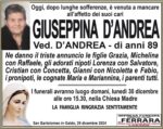 Giuseppina D’Andrea Giuseppina D’Andrea