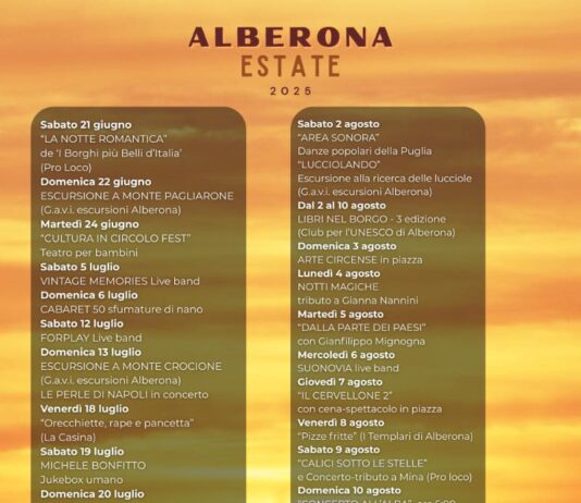 Alberona: Estate 2025 Programma
