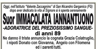 Suor Immacolata Iannantuono
