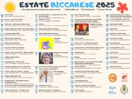 Programmi delle estati biccarese e sanbartolomeana 2025
