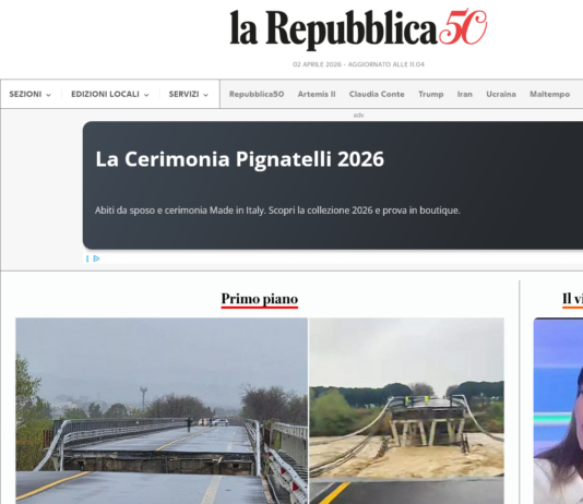 Dopo 60 ore di pioggia, l’Italia si accorge del ciclone Erminio